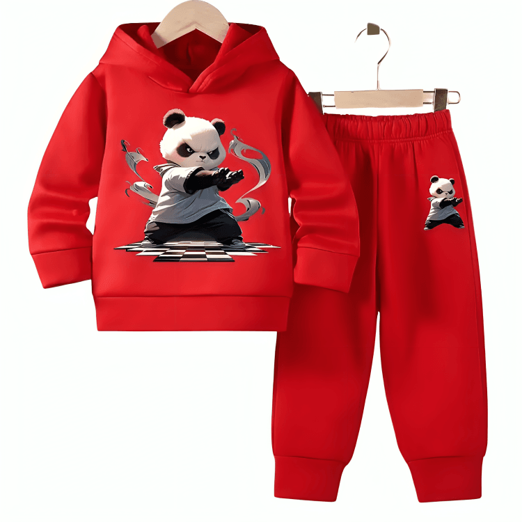 Kung Fu Panda Hoodie Tracksuit - Kin Trends