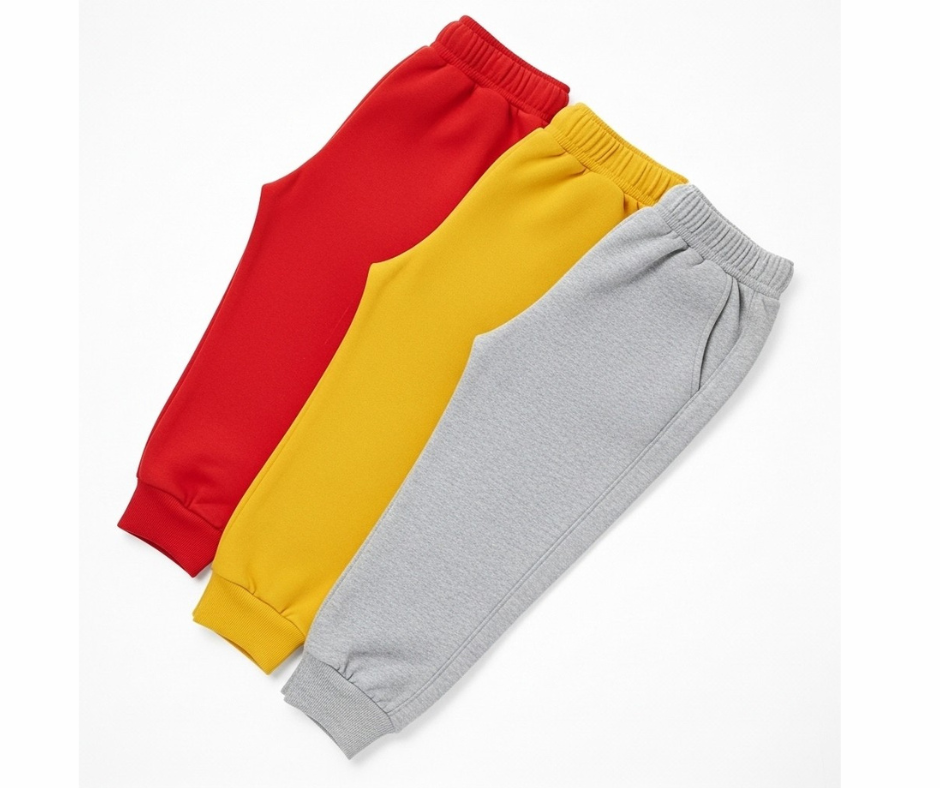 Pack of 3 kids summer trousers for boys and girls