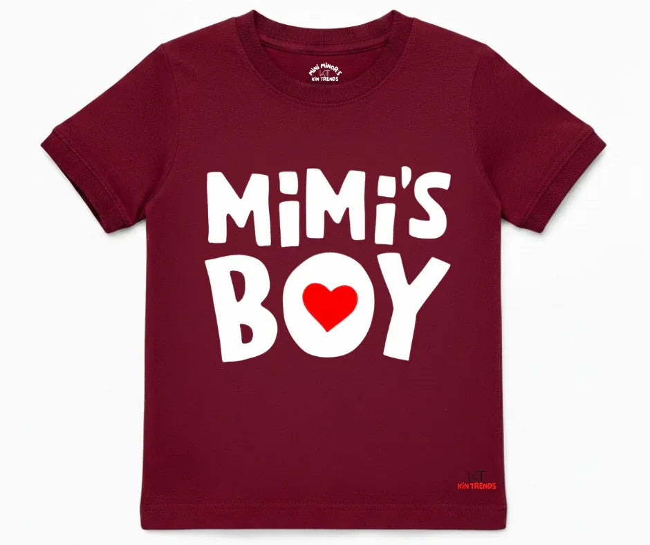 Mimi's Boy Tee | Kids T shirt | Mini Minors Kin Trends | Kintrends