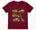 Crane Trucks T Shirt (Not Embroidered) Kids T shirt | Mini Minors Kin Trends | Kintrends