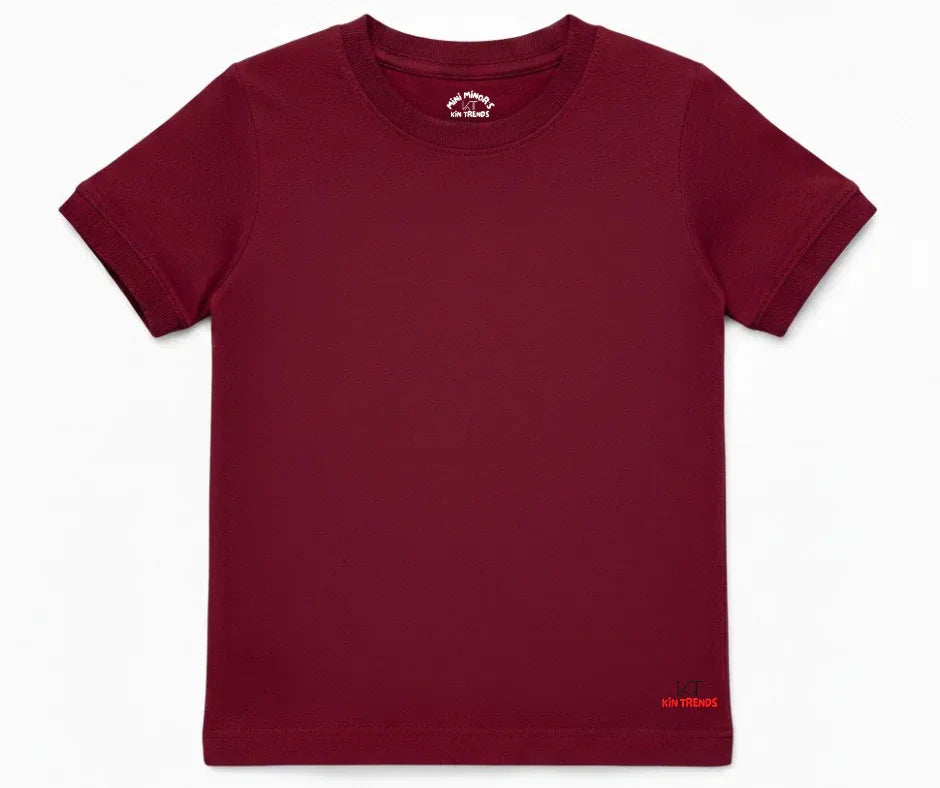11 Colors Plain T Shirts for boys and girls | Mini Minors Kintrends