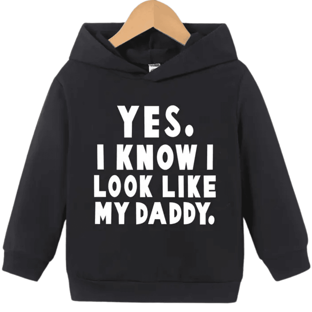 Look Like Daddy Fleece Hoodie - Kin Trends