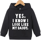 Look Like Daddy Fleece Hoodie - Kin Trends