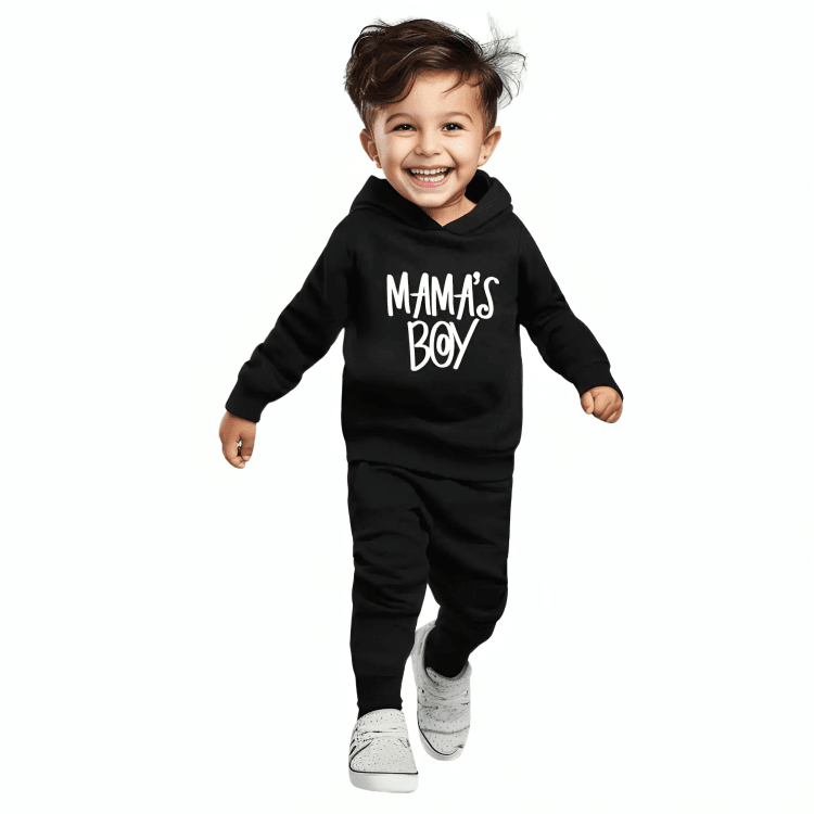 Mama's Boy Fleece Hoodie Tracksuit - Kin Trends