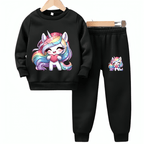 New Unicorn Fleece Tracksuit - Kin Trends