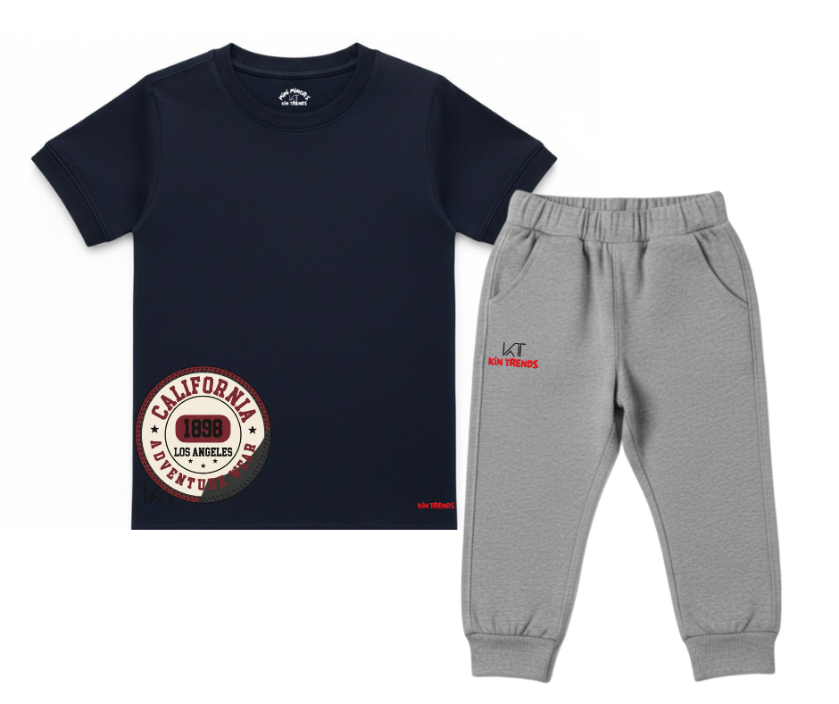 California 1898 D2 Summer Kids Tracksuit | Mini Minors Kintrends