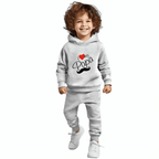 I Love Papa Hoodie Tracksuit - Kin Trends