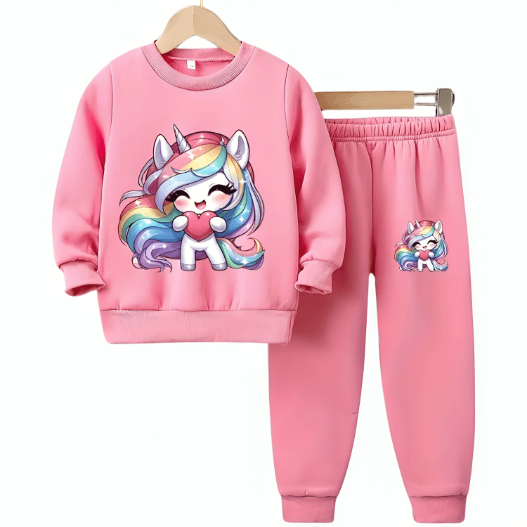 New Unicorn Fleece Tracksuit - Kin Trends