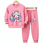 New Unicorn Fleece Tracksuit - Kin Trends