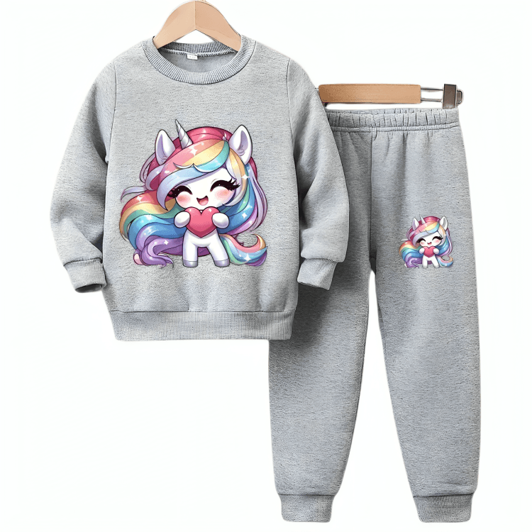 New Unicorn Fleece Tracksuit - Kin Trends