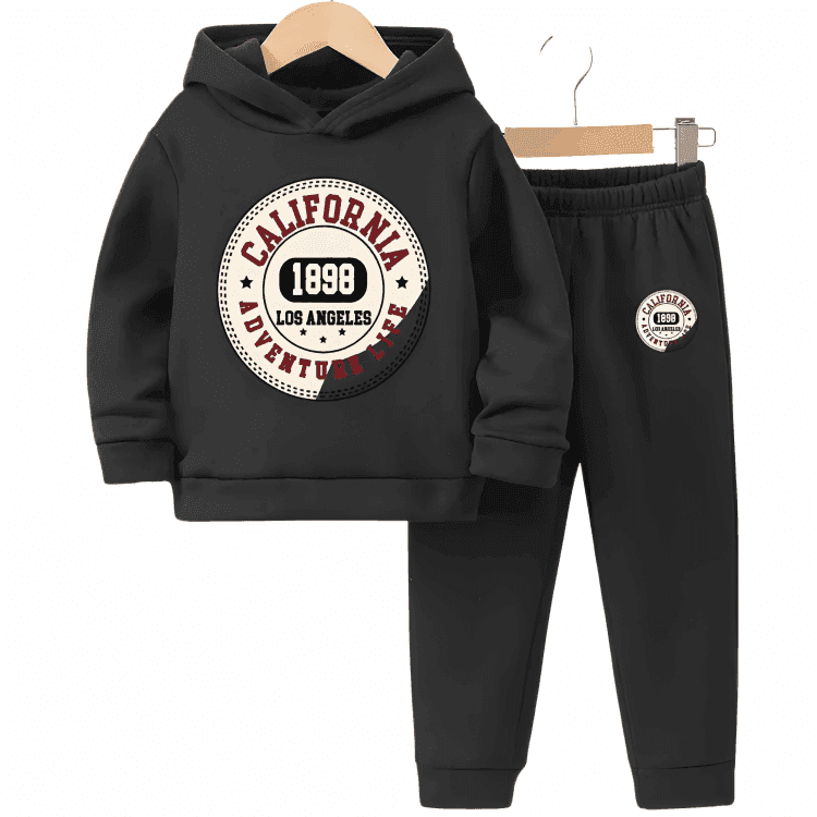 California Fleece Hoodie Tracksuit - Kin Trends