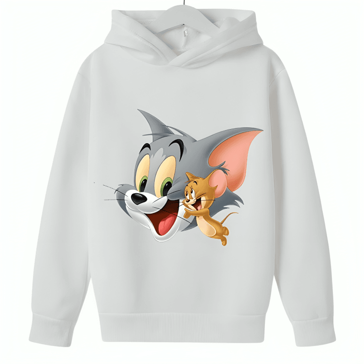 Tom & Jerry Fleece Hoodie - Kin Trends
