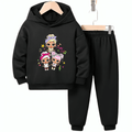 Pretty Girl Fleece Hoodie Tracksuit - Kin Trends