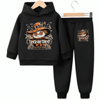 Trick or Treat Fleece Hoodie Tracksuit - Kin Trends
