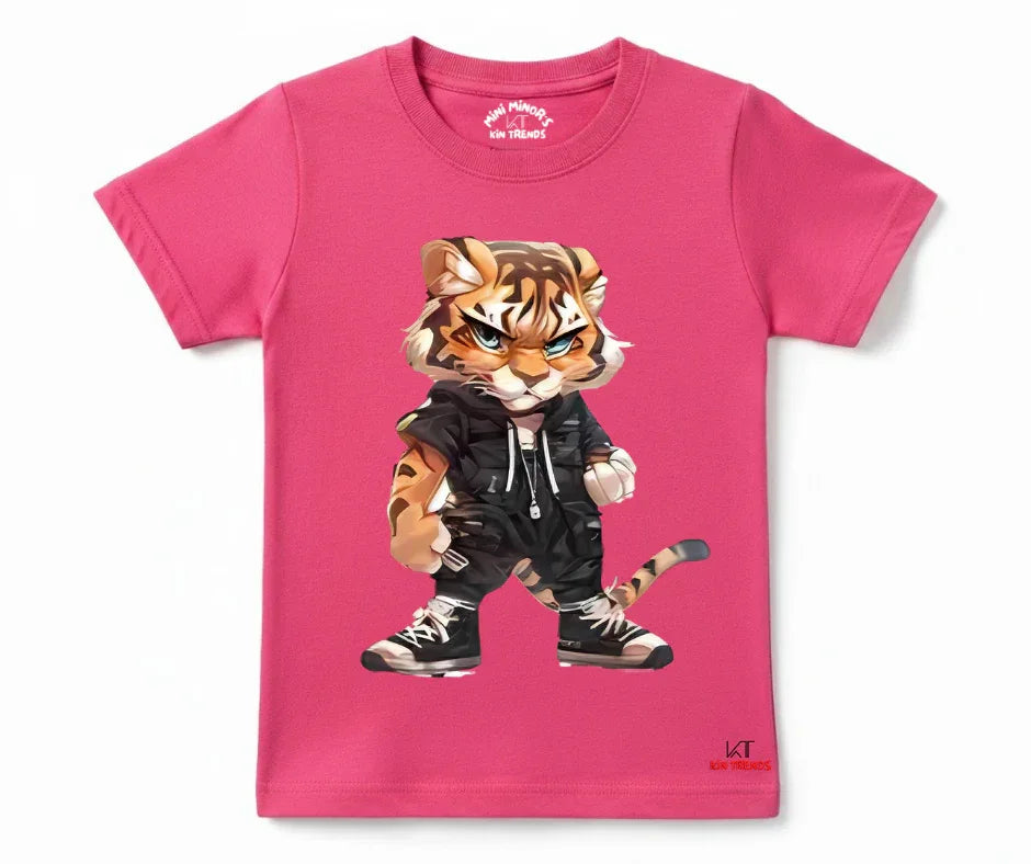 Tiger Swag Short Sleeve Tee | Mini Minors Kintrends