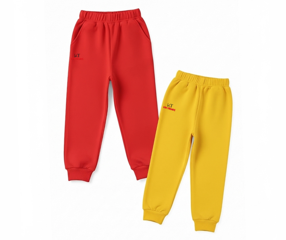 Pack of 2 kids summer trousers for boys and girls