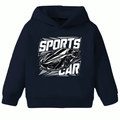 Sports Car Fleece Hoodie - Kin Trends