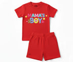 Premium Mama's Boy Shorts Set (Not Embroidered) - Kin Trends