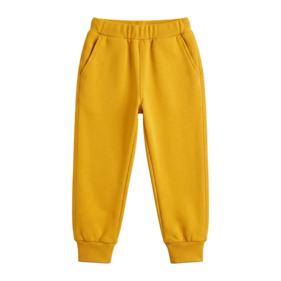 Yellow Fleece Winter trouser for boys and girls
