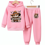 Trick or Treat Fleece Hoodie Tracksuit - Kin Trends