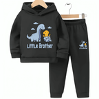 Little Brother Fleece Hoodie Tracksuit - Kin Trends