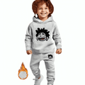 Laughter Fleece Hoodie Tracksuit - Kin Trends