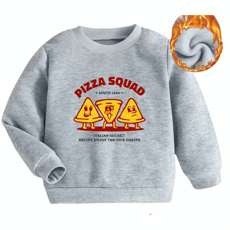 Pizza Squad Fleece Sweatshirt - Kin Trends