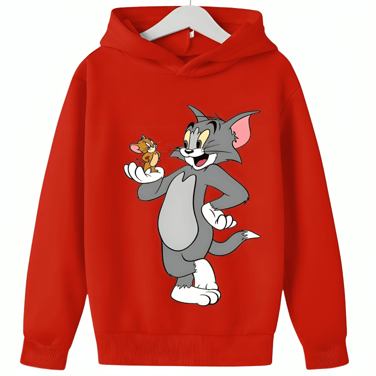 Tom & Jerry Fleece Hoodie D1 - Kin Trends