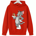 Tom & Jerry Fleece Hoodie D1 - Kin Trends