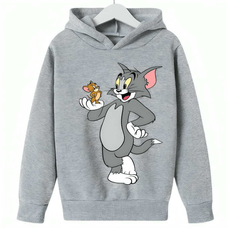 Tom & Jerry Fleece Hoodie D1 - Kin Trends