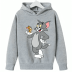 Tom & Jerry Fleece Hoodie D1 - Kin Trends