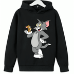 Tom & Jerry Fleece Hoodie D1 - Kin Trends