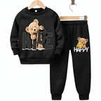 Nice Happy Fleece Tracksuit - Kin Trends