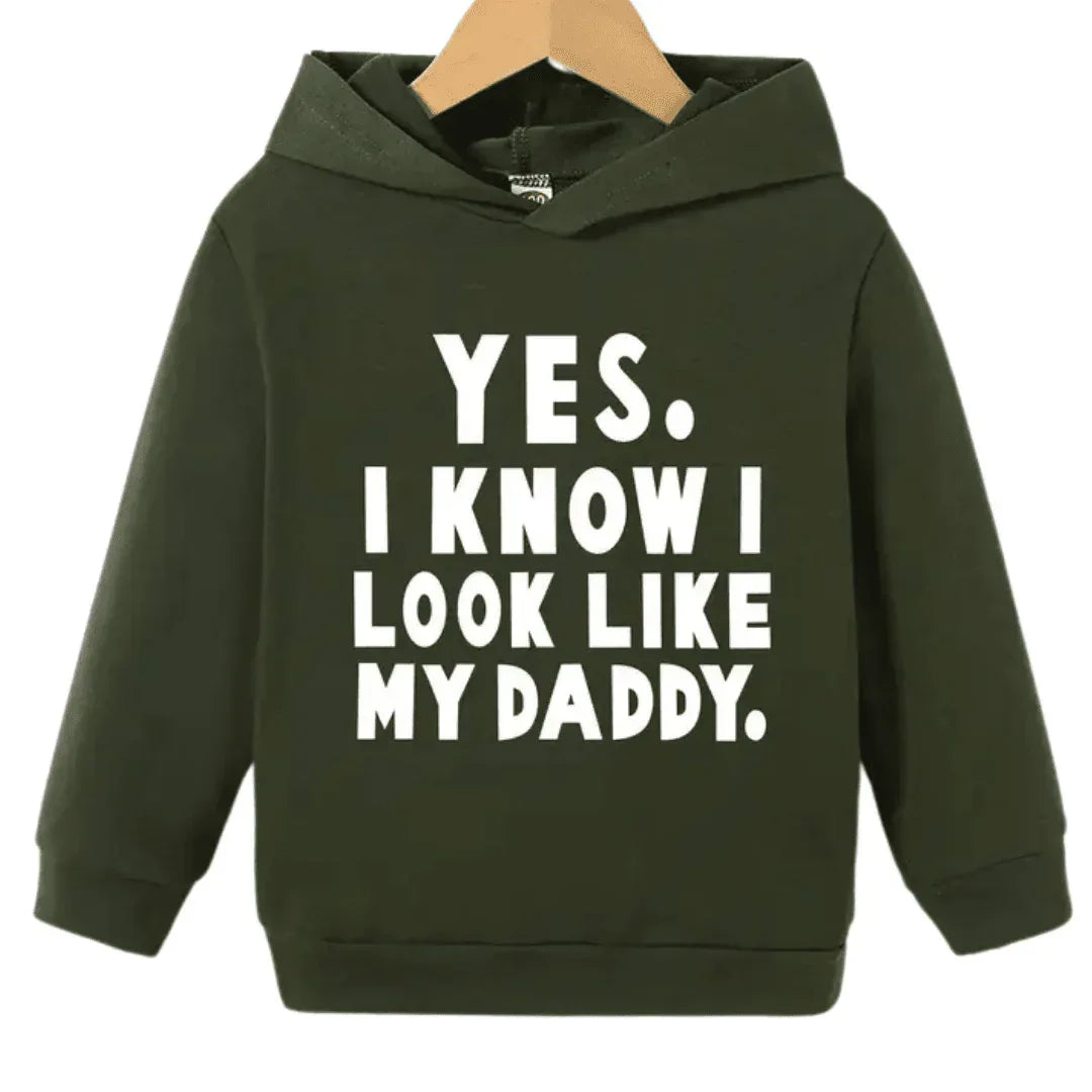 Look Like Daddy Fleece Hoodie - Kin Trends
