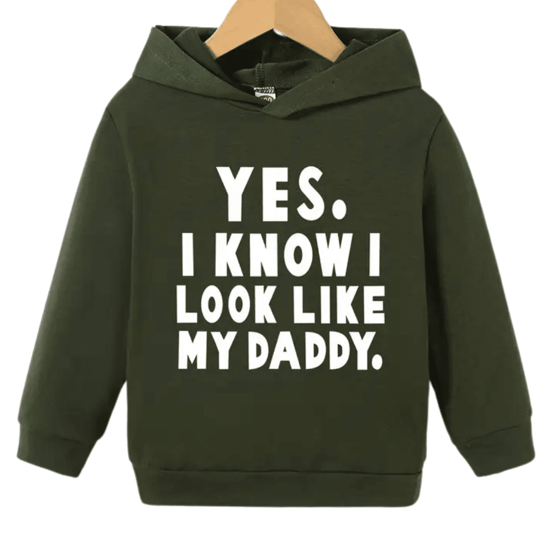 Look Like Daddy Fleece Hoodie - Kin Trends