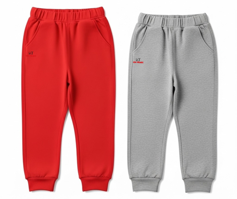 Pack of 2 kids summer trousers for boys and girls