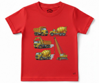 Crane Trucks T Shirt (Not Embroidered) Kids T shirt | Mini Minors Kin Trends | Kintrends