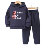 Baba Ki Doll Hoodie Tracksuit (Premium)