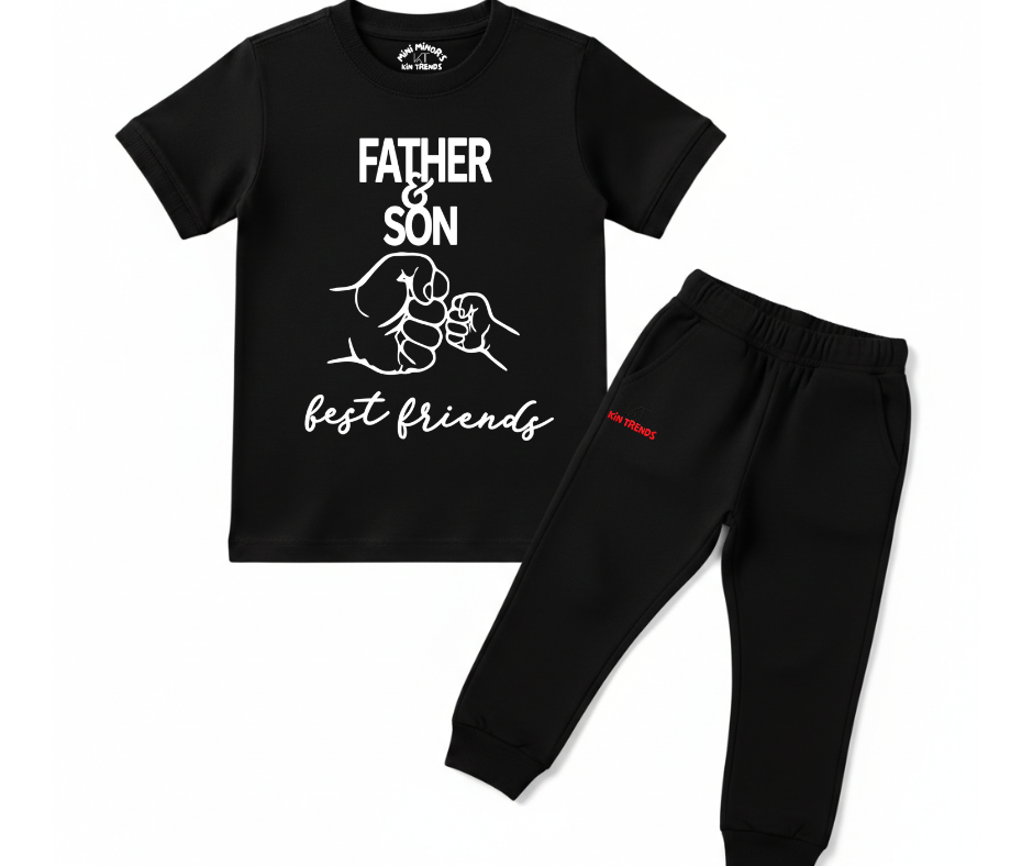 Father and Son Best Friends Summer Tracksuit | Mini Minors Kintrends