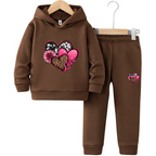 Hearts Fleece Hoodie Tracksuit