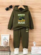 New Monster Truck Hoodie Tracksuit - Kin Trends