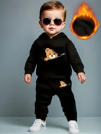 Shy Bear Fleece Hoodie Tracksuit